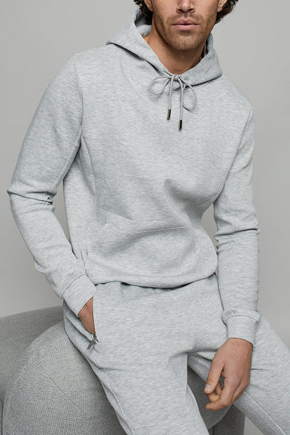 Luxe Hoodie - Grey Marl