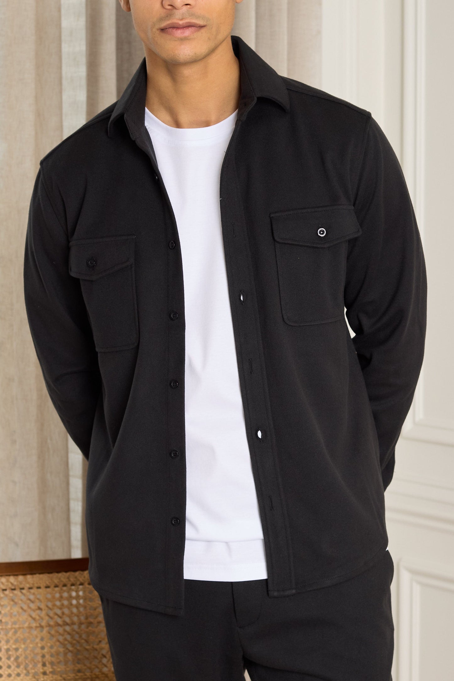 Elijah Overshirt - Black